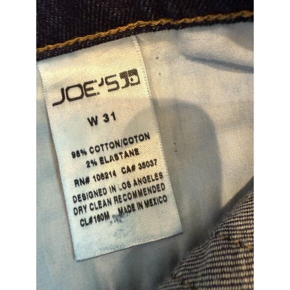 Joe's Jeans Denim Shorts Womens 31 Blue Darla Stretch Distressed 5 Pocket - Picture 5 of 6